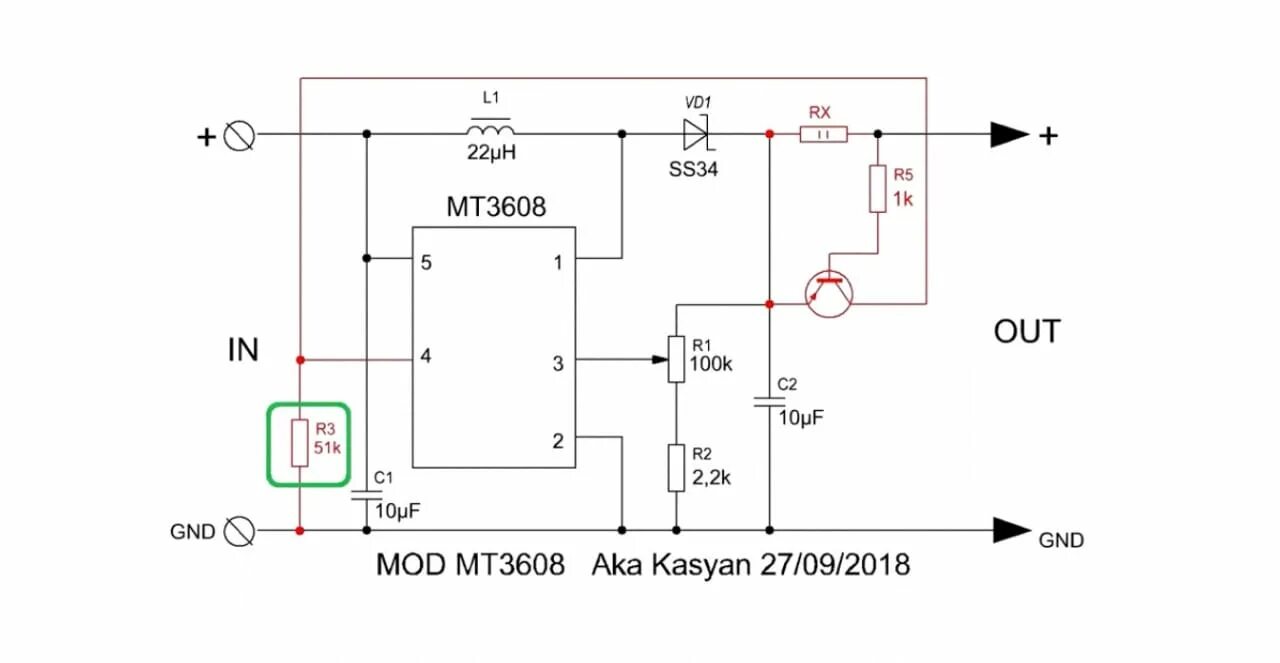 Доработка повышающего dc dc преобразователя mt3608. Доработка повышающего dc dc преобразователя mt3608