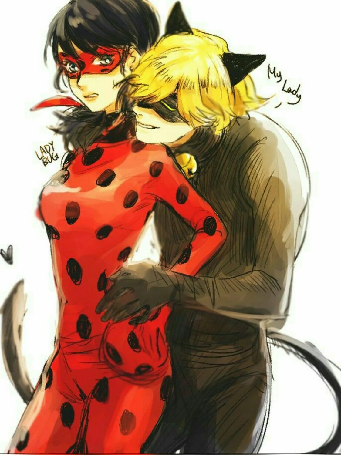 Lady bug and super cat