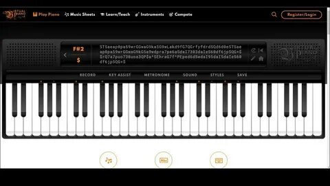 Учиться играть на пианино на клавиатуре