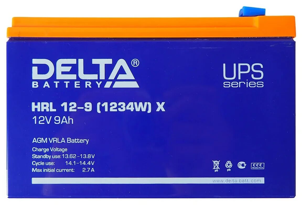 Delta Battery HRL 12-9 (1234w) x 9 а·ч. Delta HRL 12-9 X 1234w 12v 9ah. Аккумулятор Дельта 12в 9ач. Аккумулятор Delta HRL 12-100.