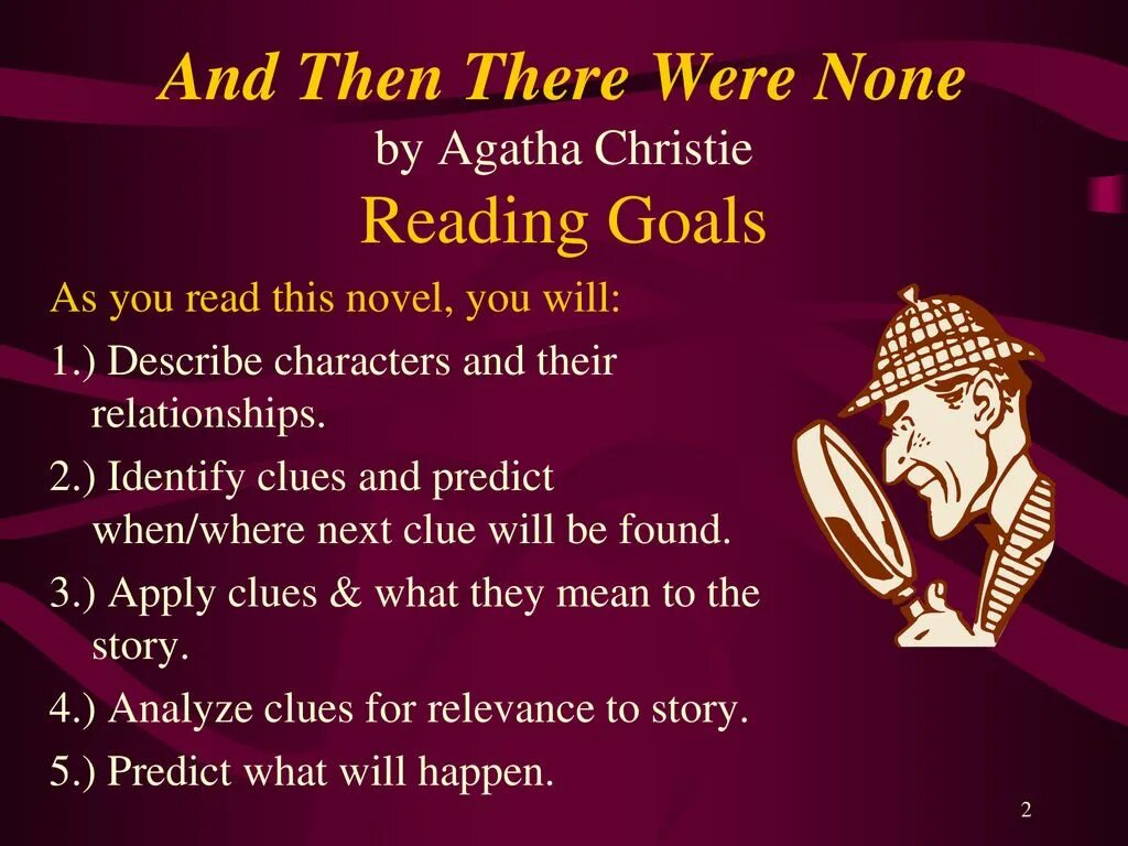 And then there were some. And there were none. And then there were none book. And then there were none poem. And there the was none Agatha Kristie characters.
