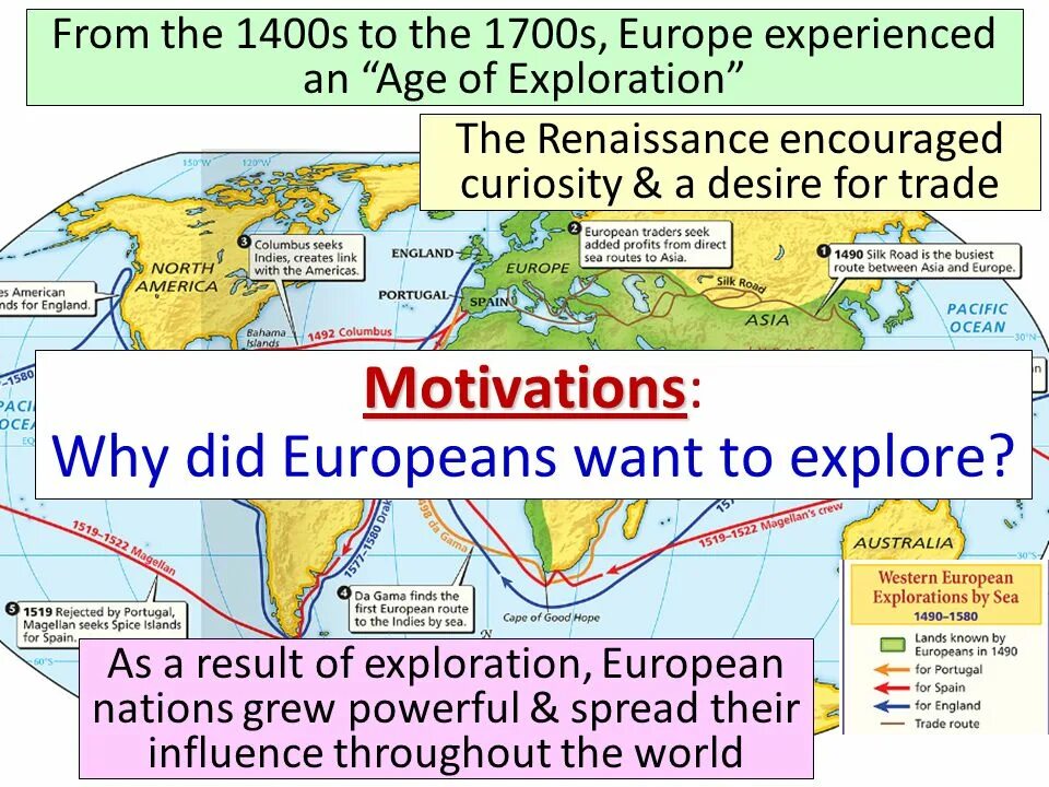 Exploring age. Age of explorations. why do you want to in europe.
