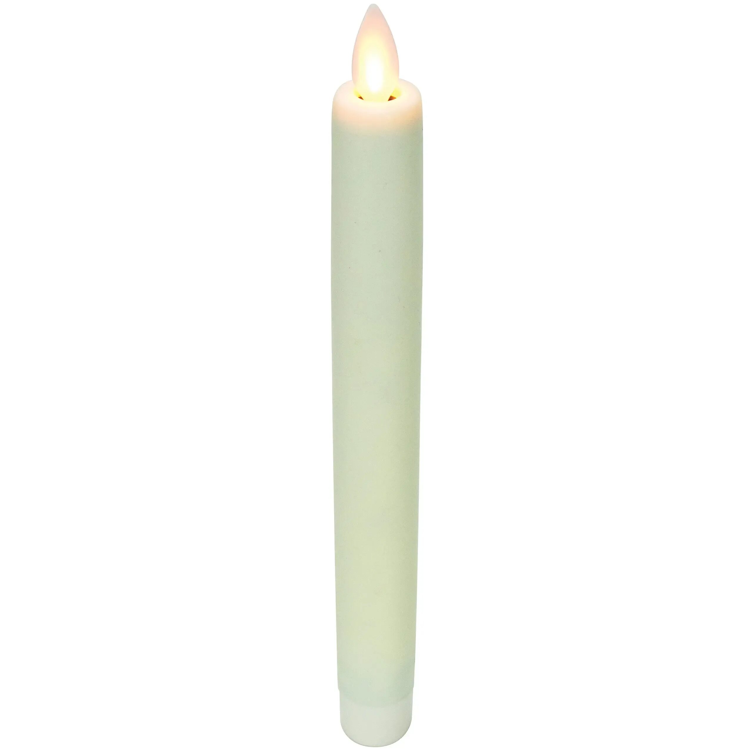 Высокая свеча. Свеча коническая парафиновая, 25 см, цвет белый/слоновая кость. Свечка длинная. Свечи тонкие длинные. Свечка тонкая.