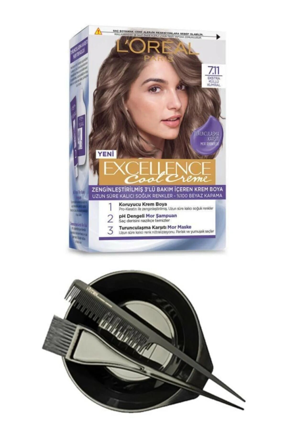 Отзывы лореаль 7.11 ультра. Лореаль Excellence 7.11. Loreal Paris Excellence cool Creme 7.11. Краска лореаль экселанс 7.11. Лореаль Париж 7.11.