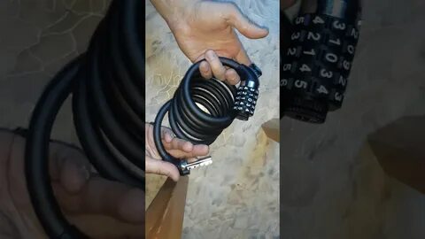 Как открыть кодовый замок на велосипеде