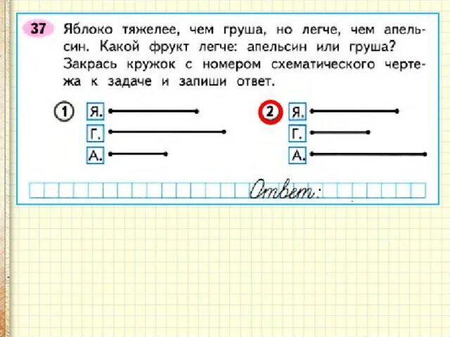 Закрась кружки с номерами отрезков. Яблоко тяжелее чем груша но легче чем апельсин. Что тяжелее яблоко или груша. Яблоко тяжелее чем груша но легче чем апельсин закрась кружок. Что тяжелее 2 яблока или 3 груши.