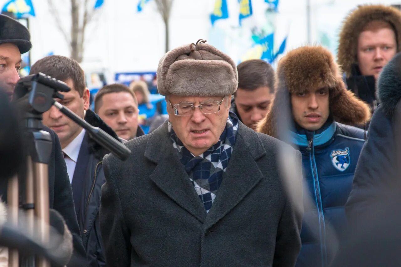 Жириновский в шапке. Жириновский Лидер ЛДПР.