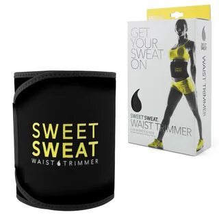Sports Research Sweet Sweat Waist Trimmer - Yellow. 