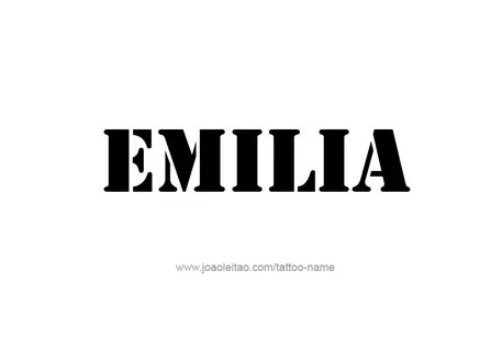 Емилия имя