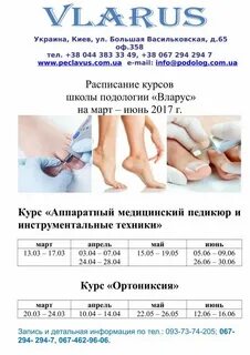 Курсы подологии