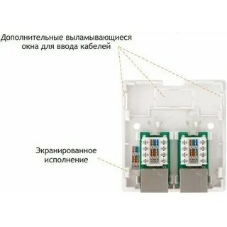 Расключение интернет розетки