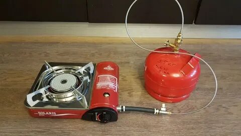 Подключение портативной газовой плитки