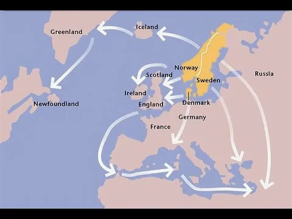 Территория викингов на карте. Путь викингов. Карта викингов. Где жили викинги показать на карте. Карта древней скандинавии эпохи викингов.