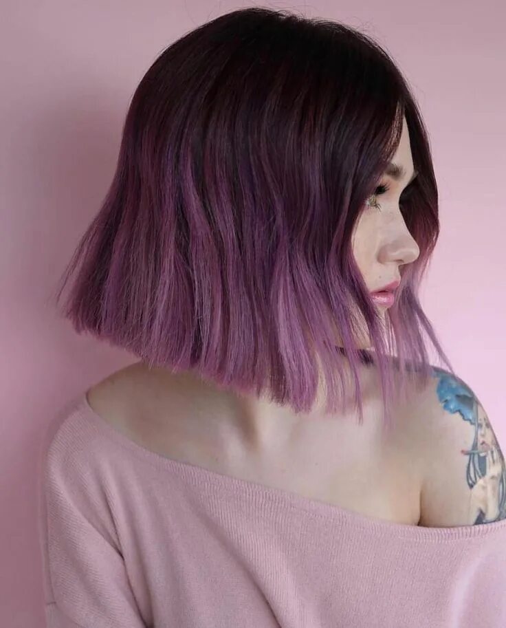 Каким цветом покрасить волосы каре фото 18 Medium Length Hairstyles for Thick Hair Medium hair styles, Hair color pink,