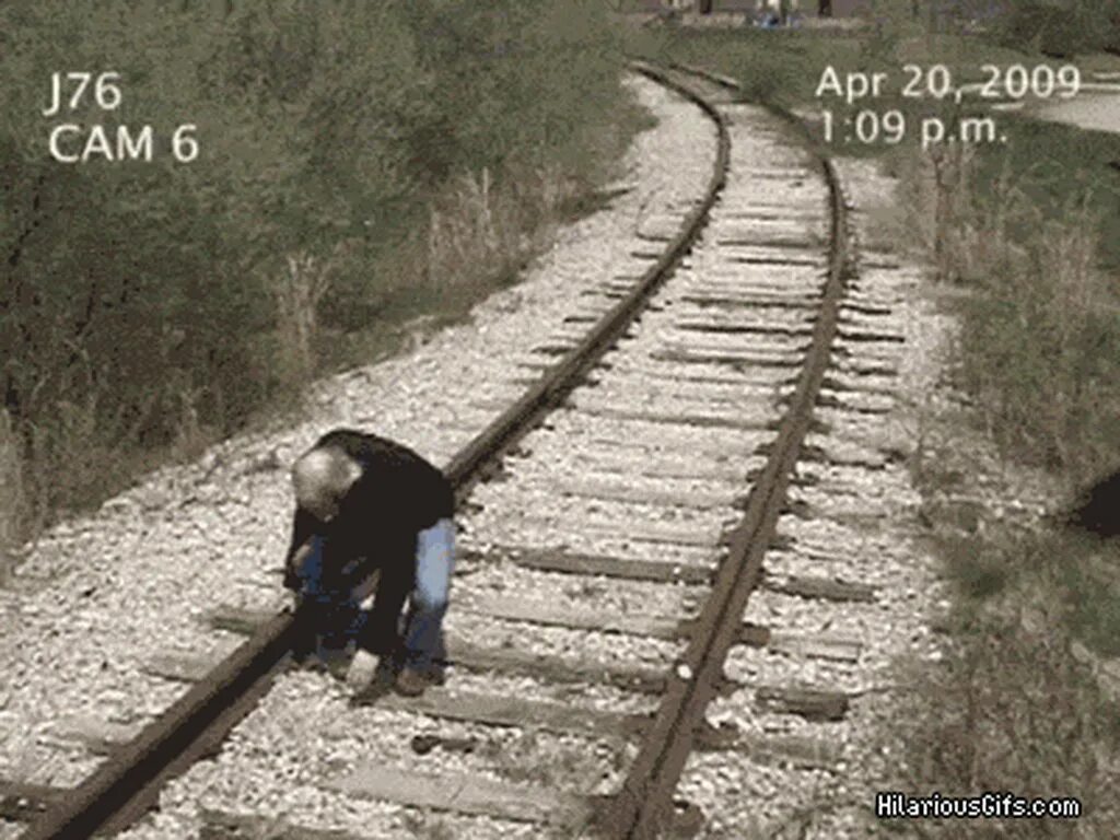 Get of my train
