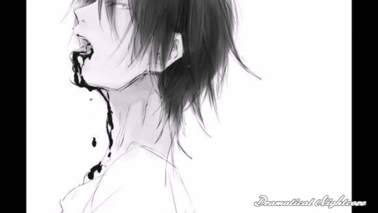 Парень с черным ртом. Плачущий аниме парень. Аниме парни с пирсингом. Аниме парни злые. Курящие аниме парни.