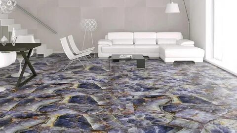 Керамогранит blue high glossy