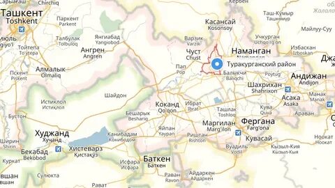 Расстояния наманган