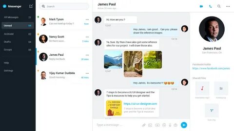 Messenger веб
