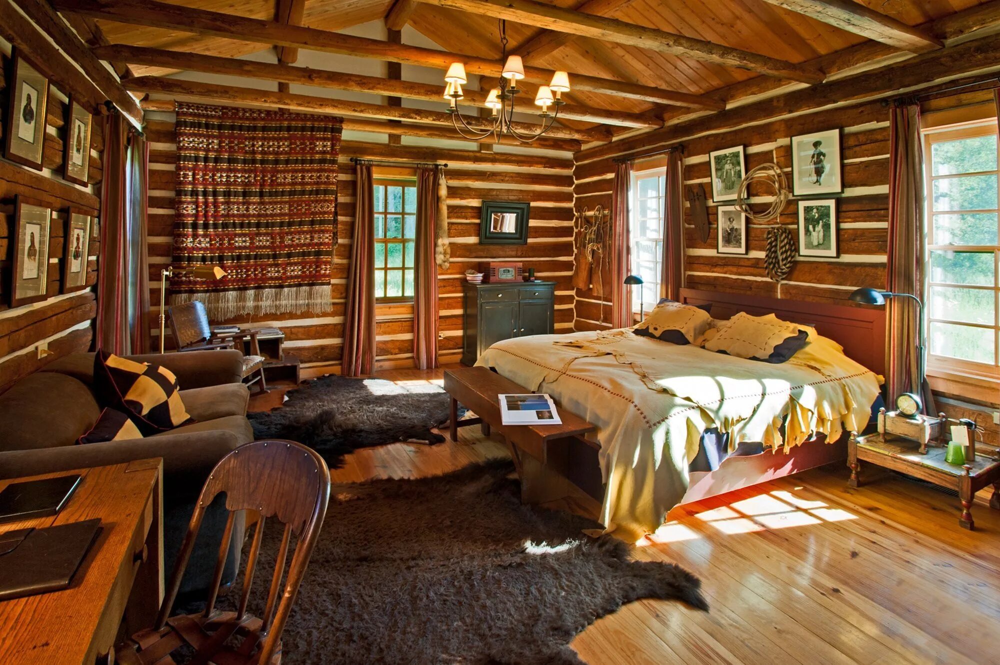 Дизайн комнат в деревянном доме. Американский стиль Кэбин. Кантри стиль ранчо. Канадская Хижина Корнер. Комната в деревенском стиле.