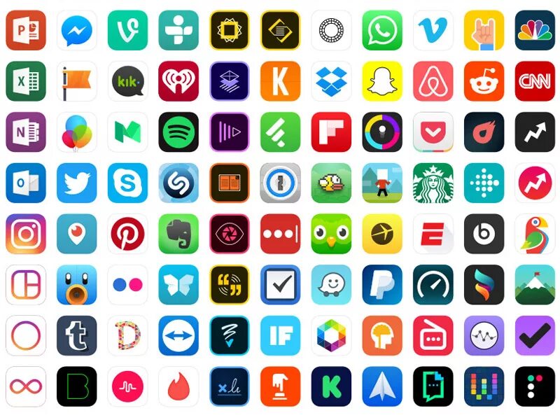 Красивые иконки для приложений. Значки приложений. Иконка ios. App icons. Стильные иконки приложений.