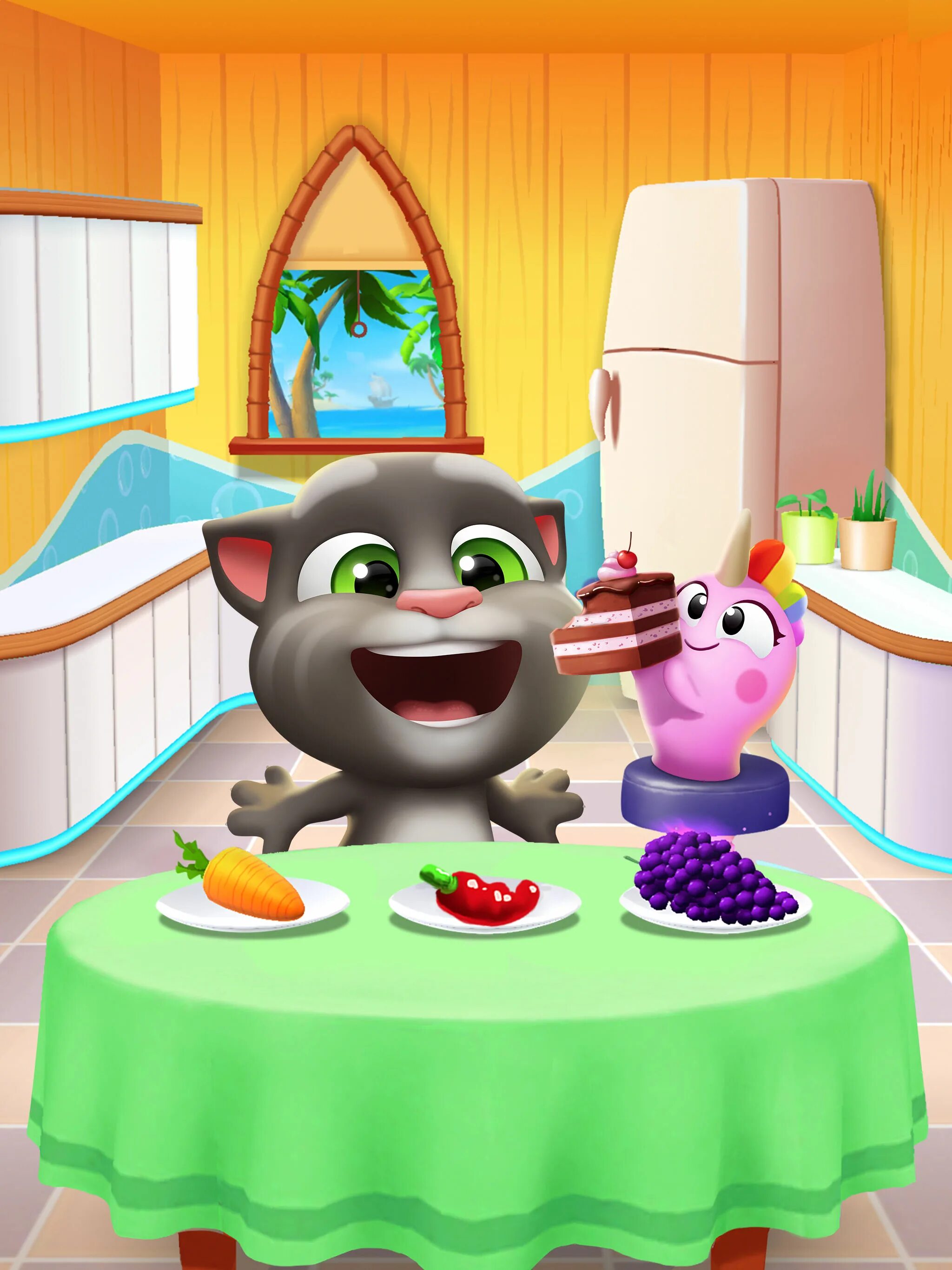 Играть игру говорящий кот. Talking Tom 2 игры. My talking Tom 2 с играми. Игра talking Tom 2 (2012. Мой говорящий том 2 outfit7.