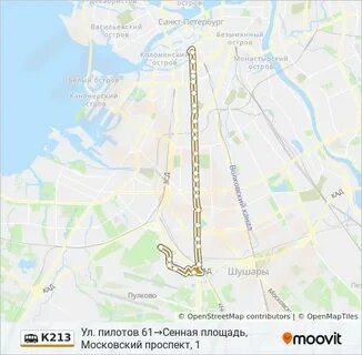 Маршрут 231 автобуса спб на карте