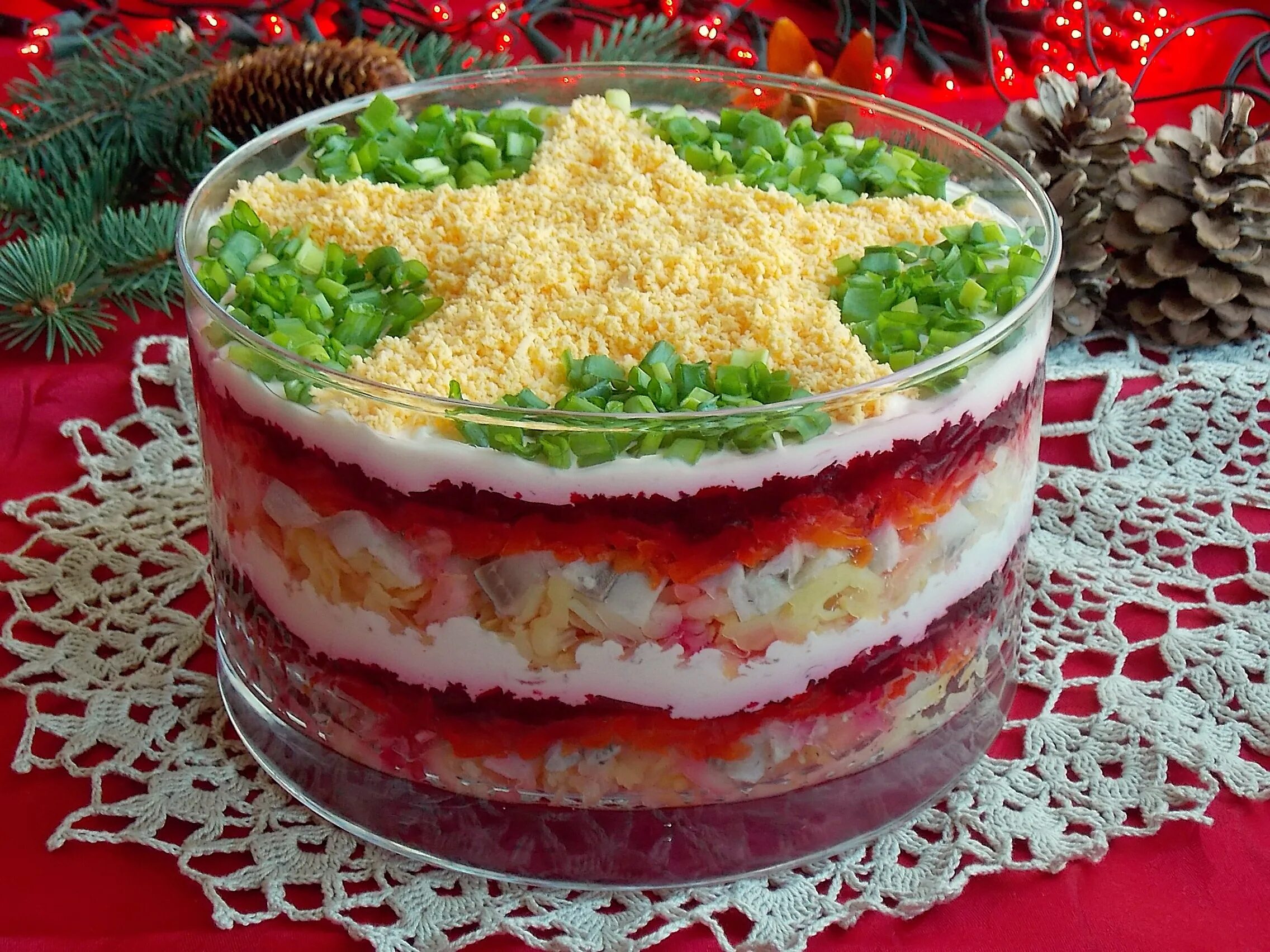 Кухня наизнанку новогодние салаты