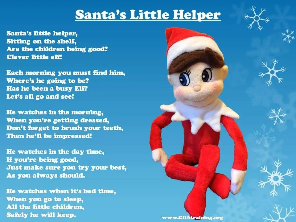 On the shelf перевод. Christmas Elf poem. The Elf стих. Santa poems for Kids. Стих про little Elf.