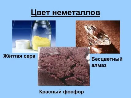 Рисунок неметаллов