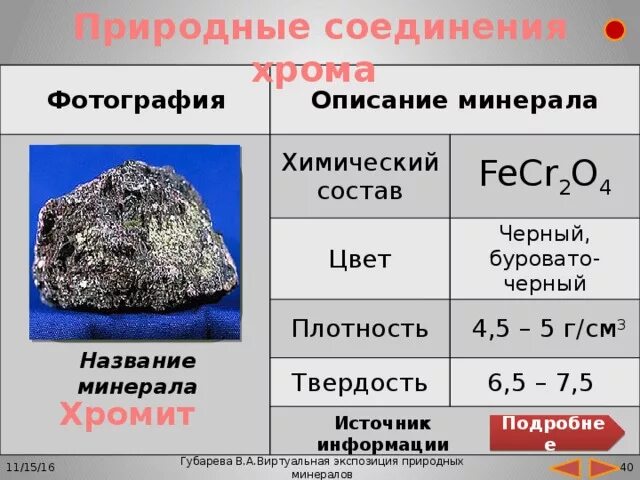 Природные соединения хрома. Хром природные соединения. Природные соединения металлов. Соединения хрома в природе.