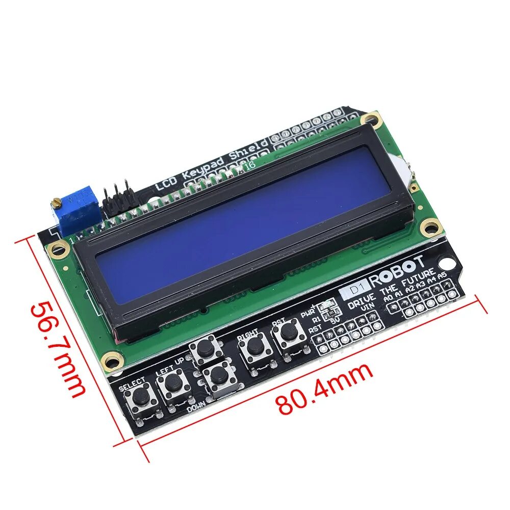 Robot lcd. Шилд lcd keypad shield 1602. жк дисплей 1602. термостат lcd keypad shield. chester display 1602 84x44.
