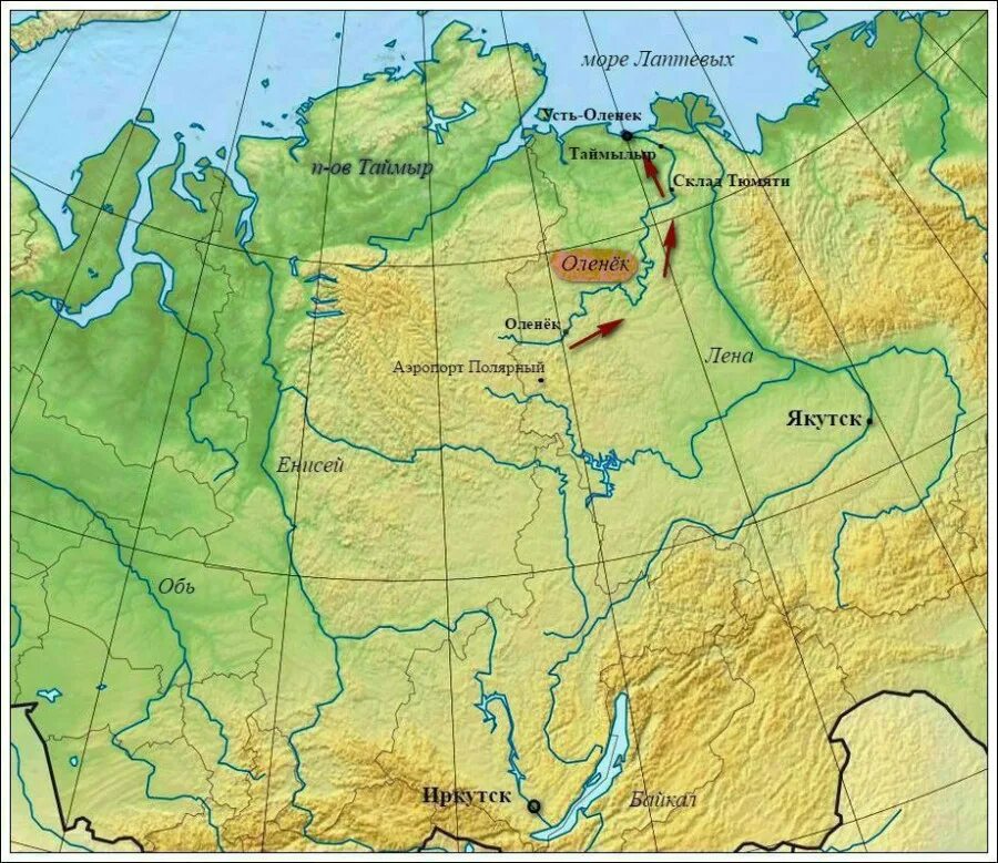 Дон обь лена индигирка это. Бассейн реки Оленек. Оленёк река на карте.