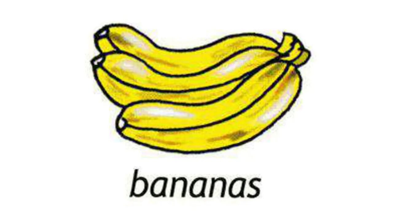 Как будет по английски банан. Карточка банан. Банан на английском. Карточки по английскому языку : банан. Бананы по английскому языку.