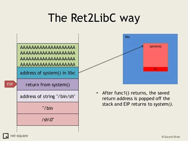 Libc bin. Libc. doing ret2libc with buffer overflow because.