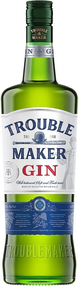 Troublemaker 0.7. Джин траблмейкер. джин 0.5. траблмейкер виски. виски троублемакер 0.7.