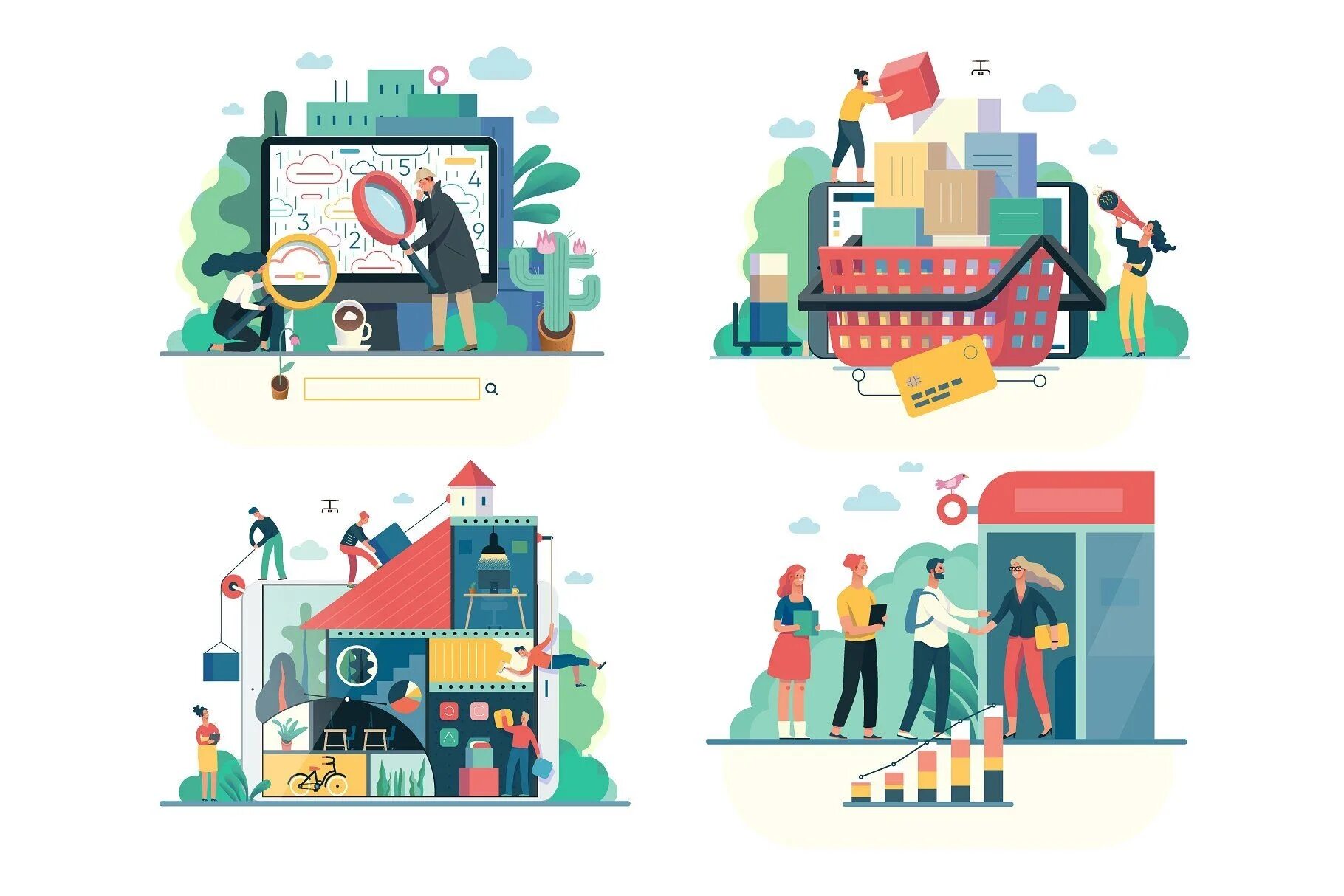 Flat иллюстрации. Иллюстрация в стиле flat. плоский стиль в иллюстрации. флат иллюстрации.
