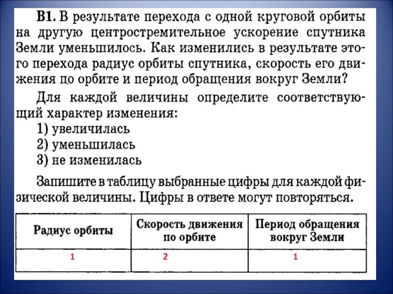 В результате перехода с одной круговой орбиты на другую. Клиническая стадия. Высота полета спутника над землей уменьшилась с 400 до 300 км. В результате перехода искусственного. В результате перехода.