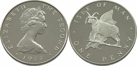 1 Penny, Isle of Man,Europa (senza €). ISLE OF MAN PENNY 1977 PROOF - MA-Sh...