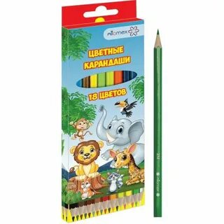Карандаши цветные шестигранные