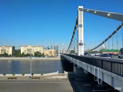 Москва река крымский мост