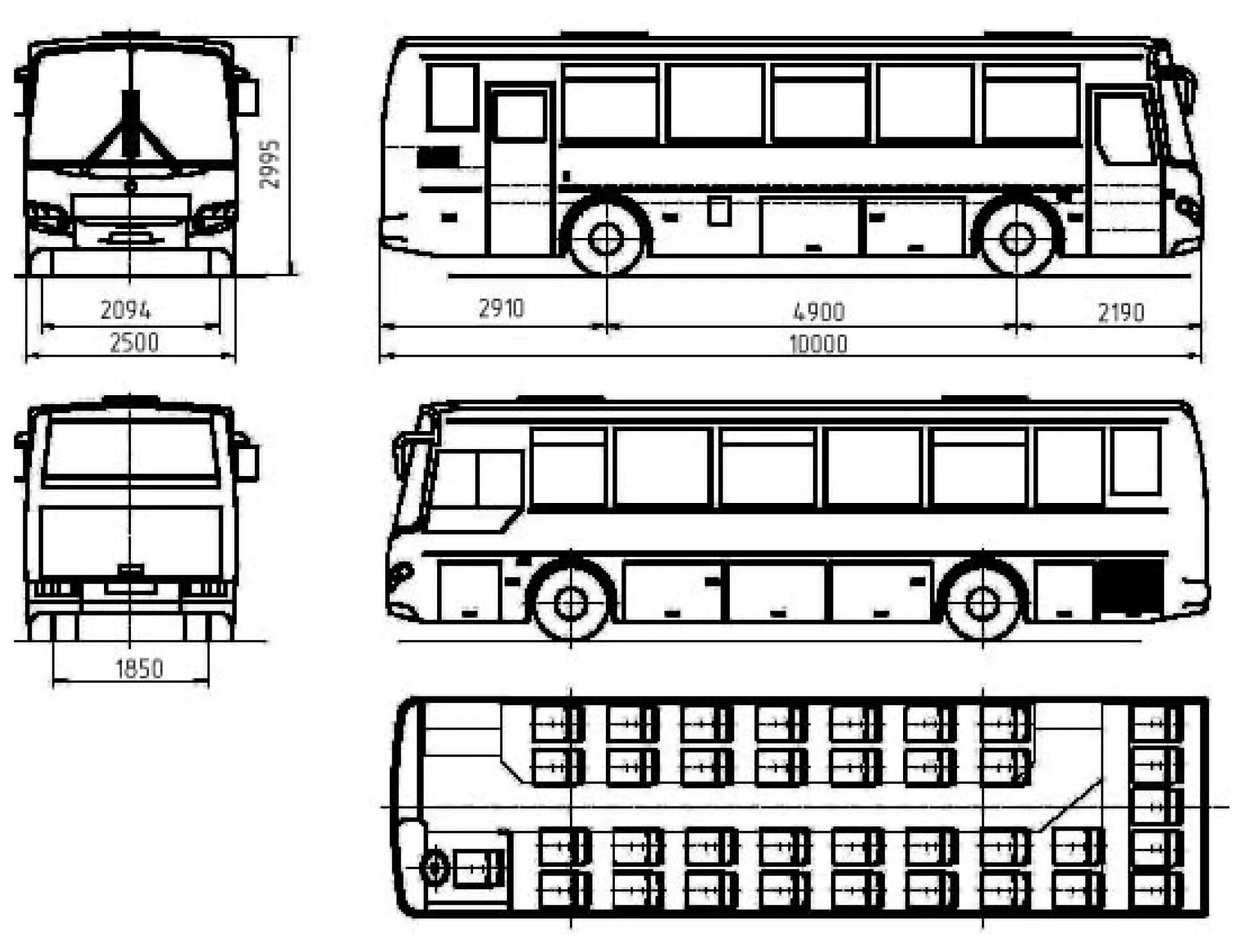 Габариты КАВЗ 4238. Длина автобуса КАВЗ 4238. КАВЗ-4238 вид сбоку. КАВЗ 4238 чертежи. Технические характеристики автобуса паз