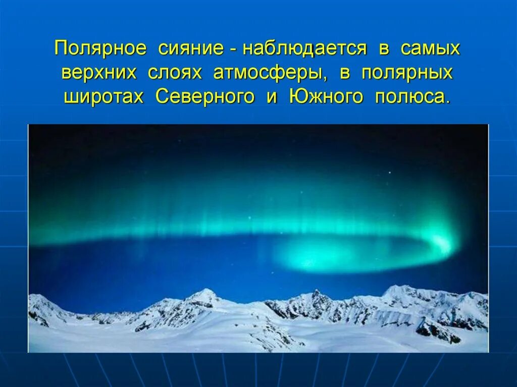 Северное сияние презентация. Полярное сияние презентация. Полярное сияние слайд. Полярные сияния наблюдаются. Полярное сияние наблюдается в слое атмосферы