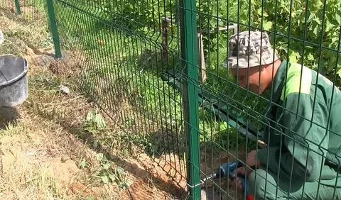 Монтаж 3д забора своими руками