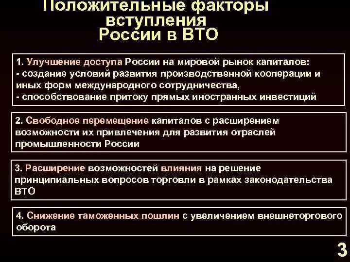 Вступление в вто. Вступление в вто