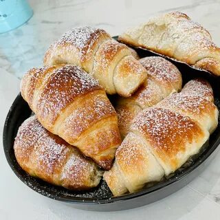Круассаны со сгущенкой рецепт из дрожжевого теста