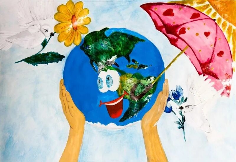 Земля глазами детей. Рисунок на экологическую тему. Планета глазами детей. Экологические рисунки для детей.
