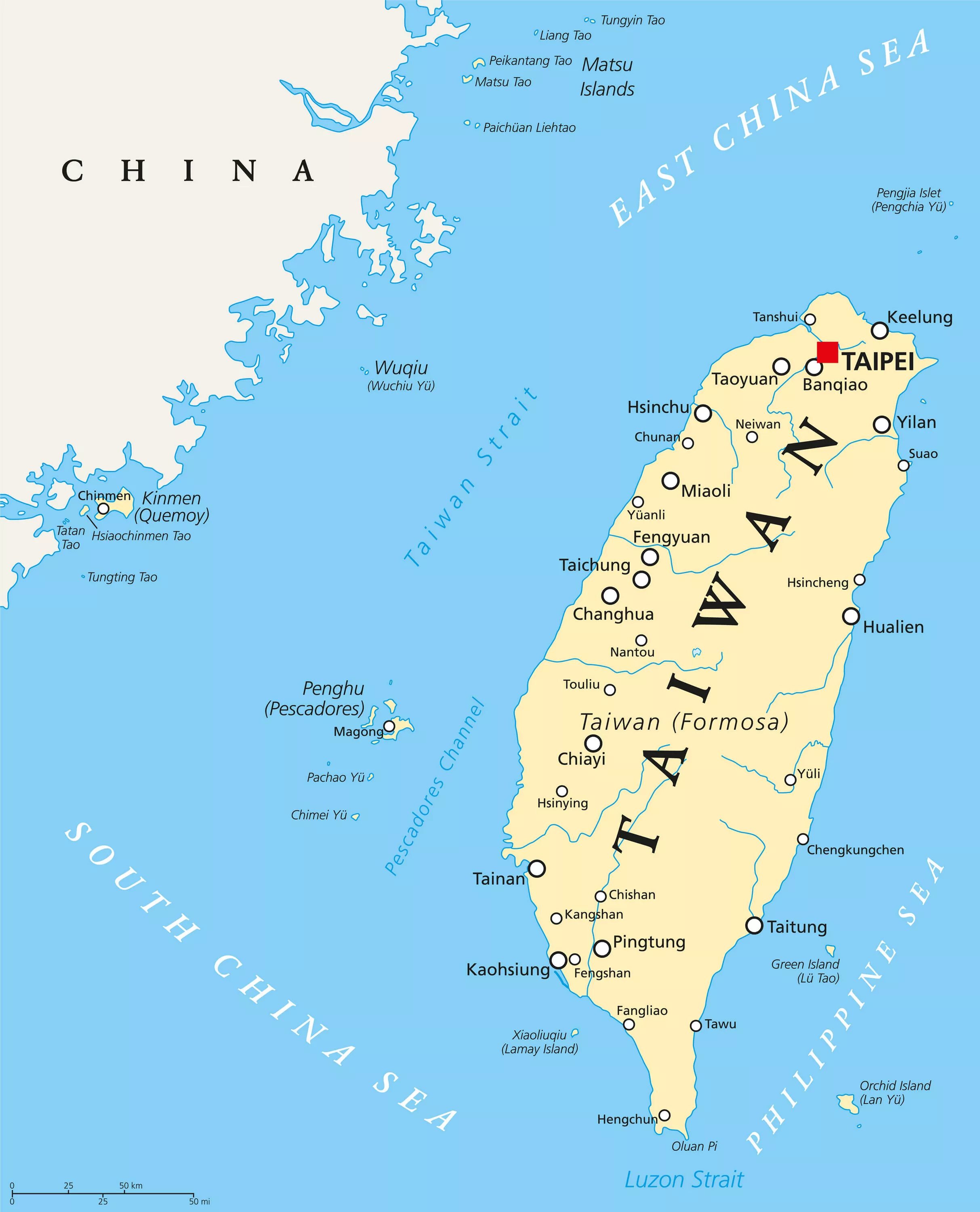 Где находится тайвань на карте какая страна. Тайвань на карте. Остров Тайвань на карте. Тайвань политическая карта.
