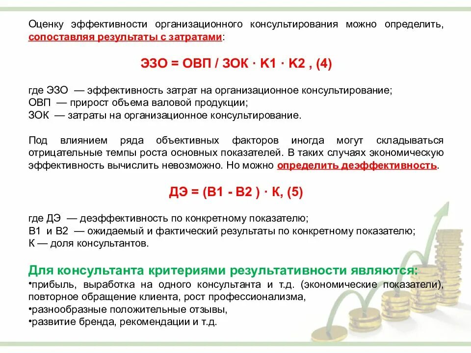 Оценка эффективности услуг. Показатели эффективности консалтинговой услуги. Оценка эффективности консультирования. Эффективность консультирования.