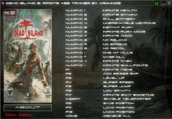 Чит на dead island